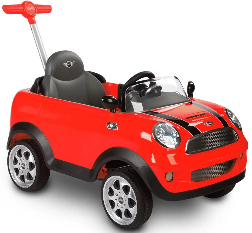 Rollplay Mini Cooper Push Car with Parental Handle