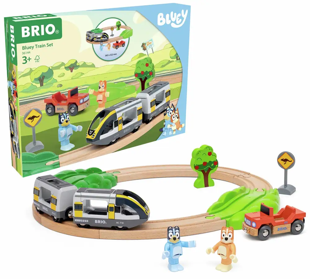 Brio Bluey Kids Train Set