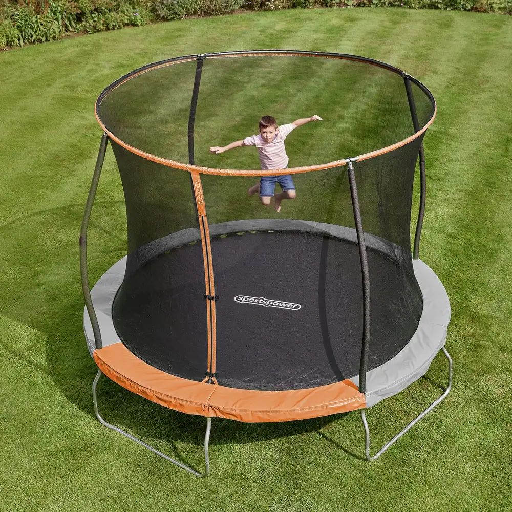Sportspower Sport-Pro 8ft Trampoline With Folding Enclosure