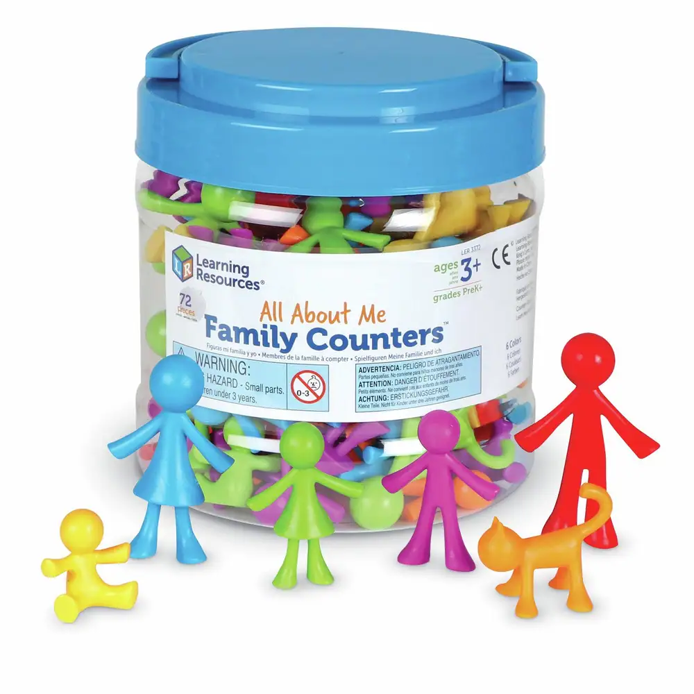 Learning Resources All About Me Family Counters Set