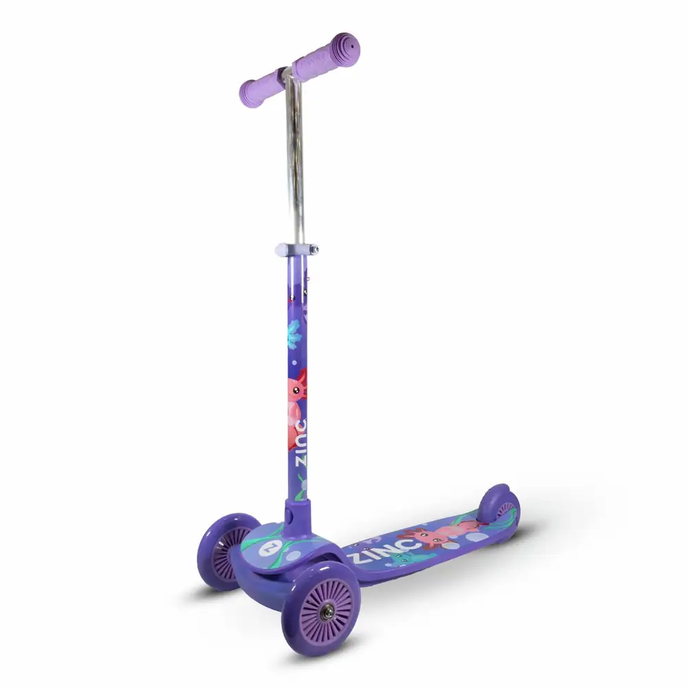 Zinc Three Wheel Character Scooter