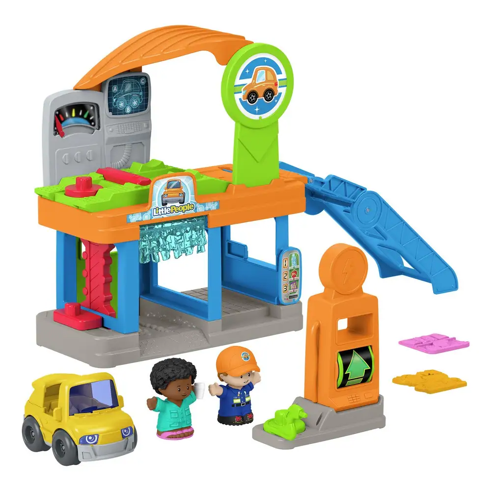 Fisher Price Little People Fillin' Fun Service Station Toddler Playset