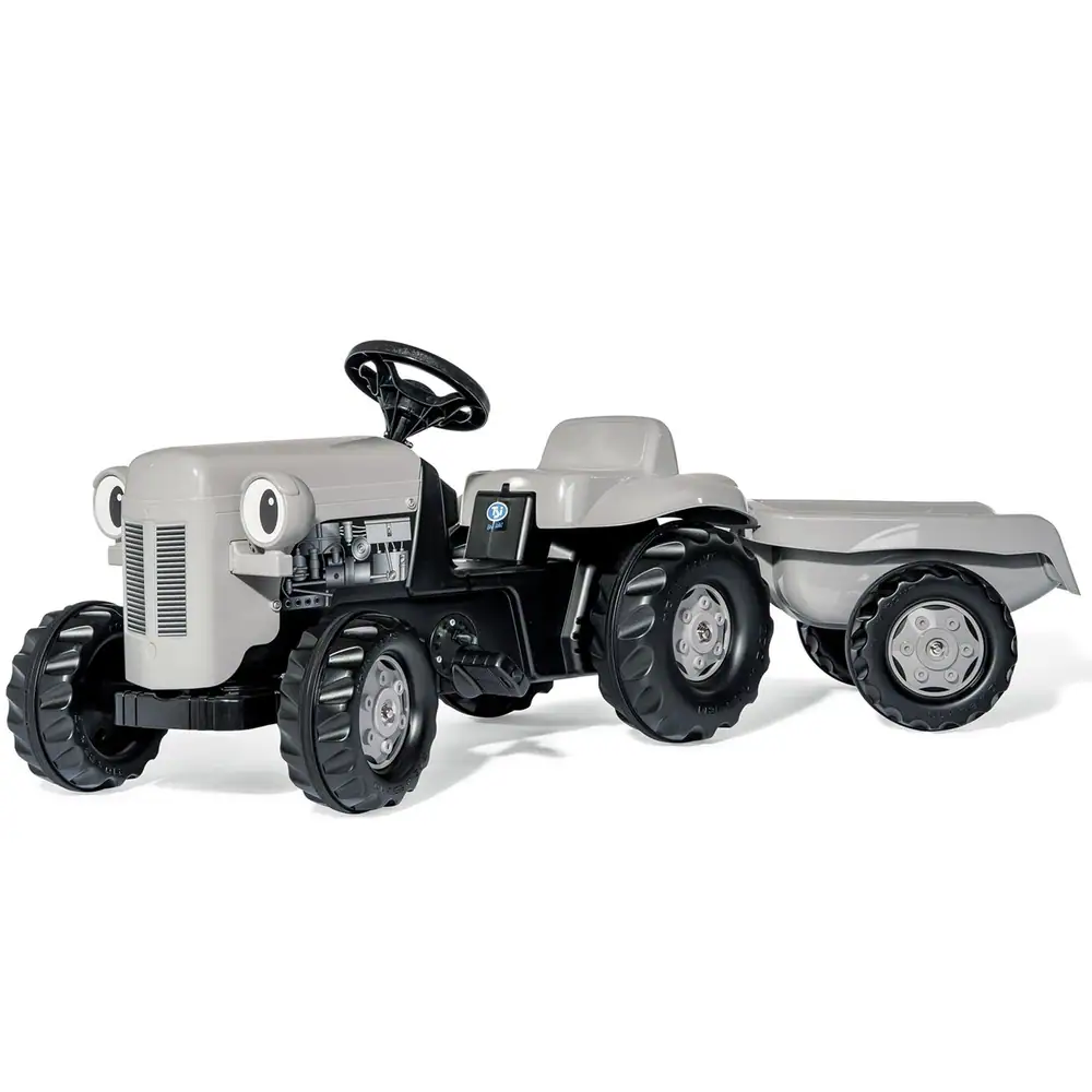 Rolly Toys Little Grey Fergie Tractor & Trailer Ride On