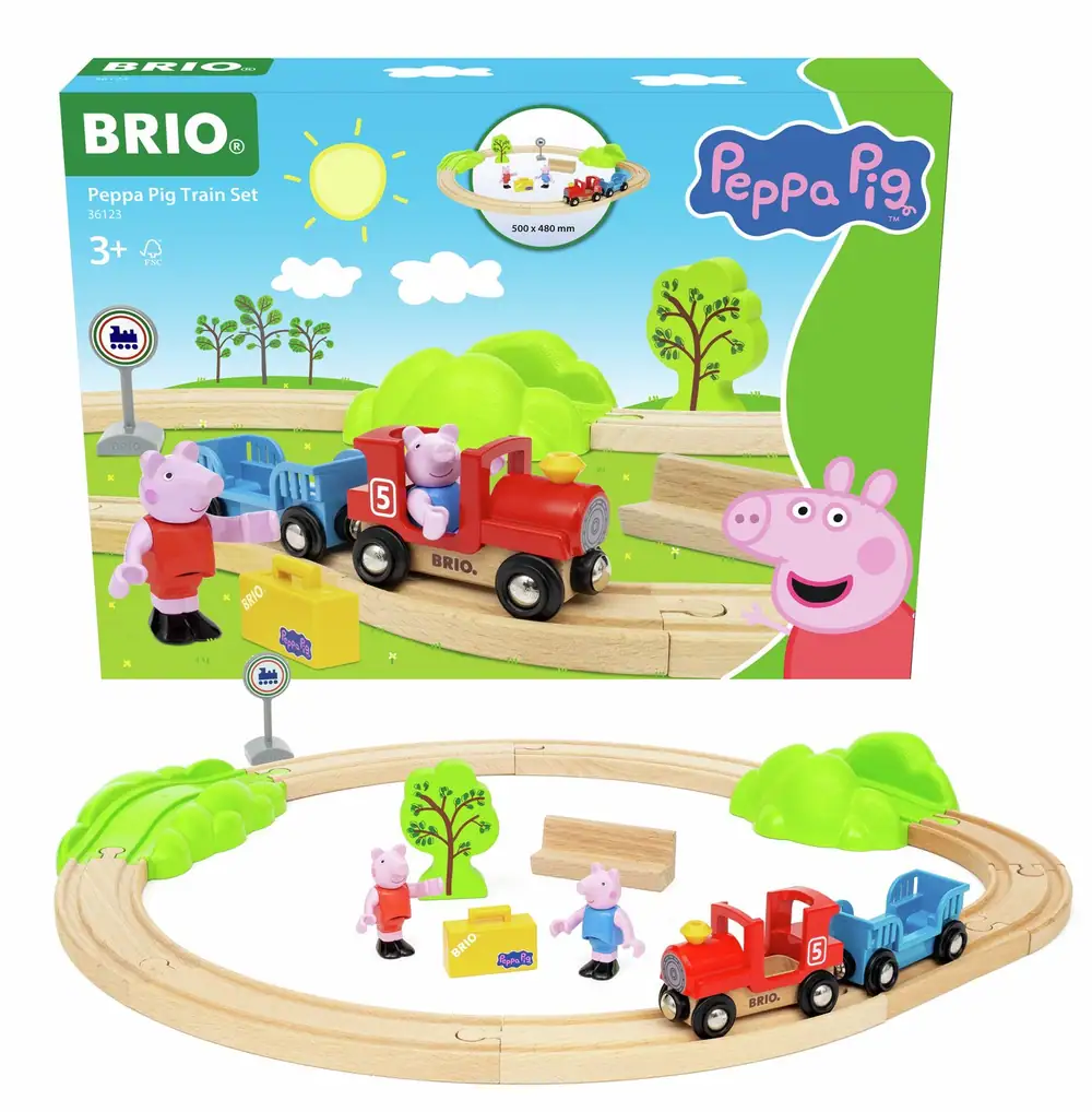 Brio Peppa Pig Toy Train Set