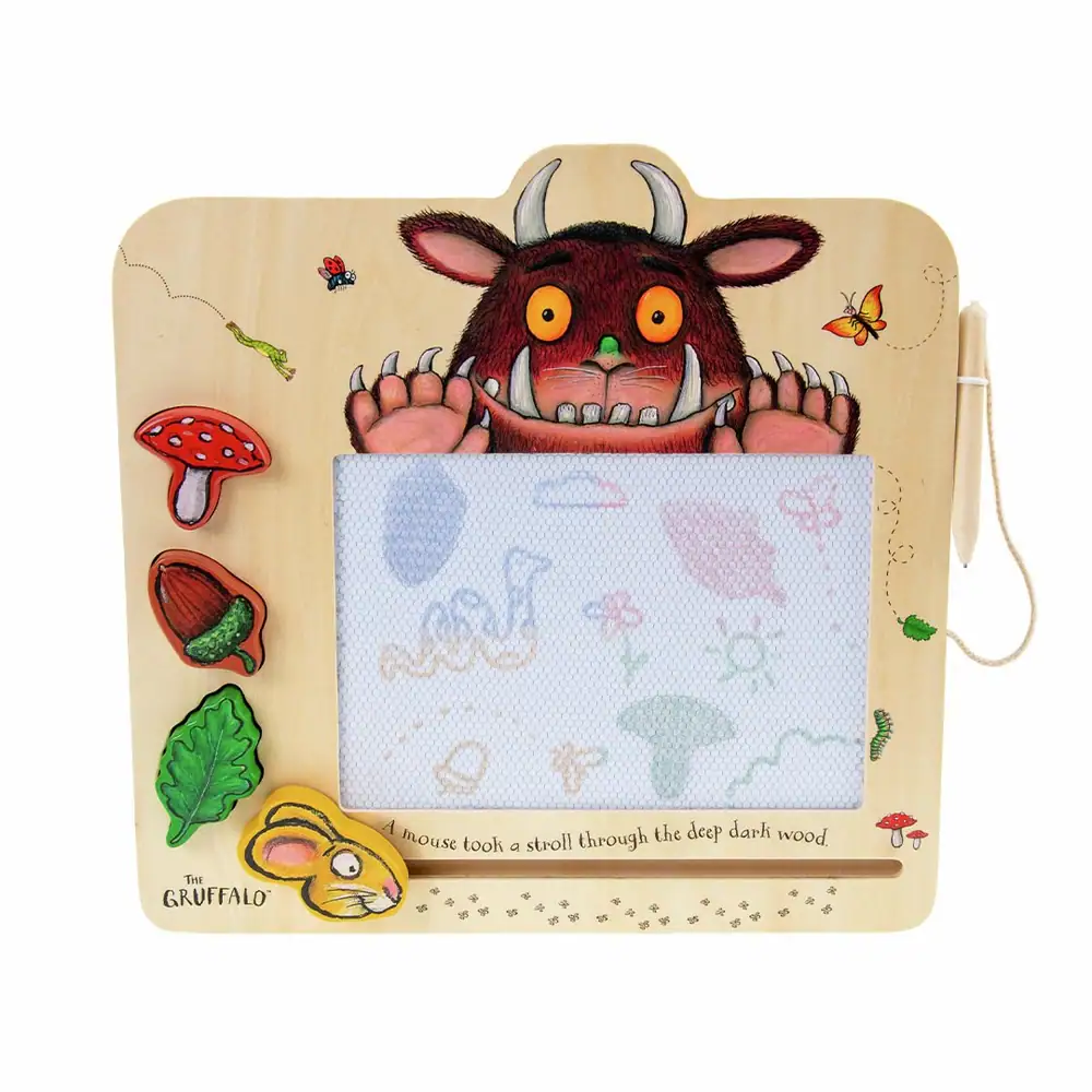 Gruffalo Kids Wooden Magnetic Drawing Board