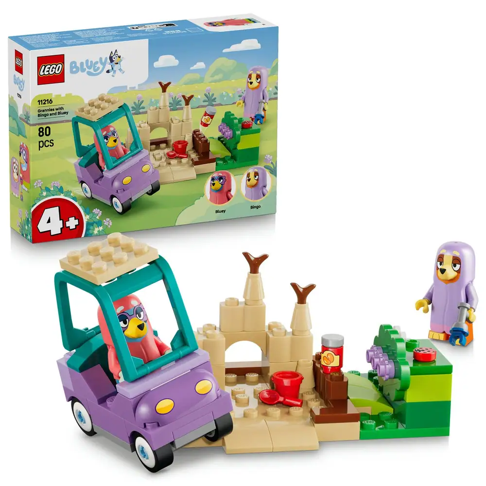 LEGO Bluey Grannies with Bingo and Bluey Toy 11216