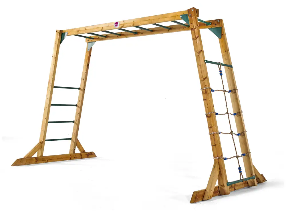 Plum Wooden Free Standing Monkey Bars
