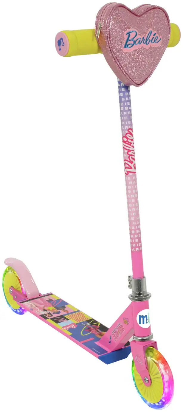 Barbie Squishle Kids 2 Wheel Scooter