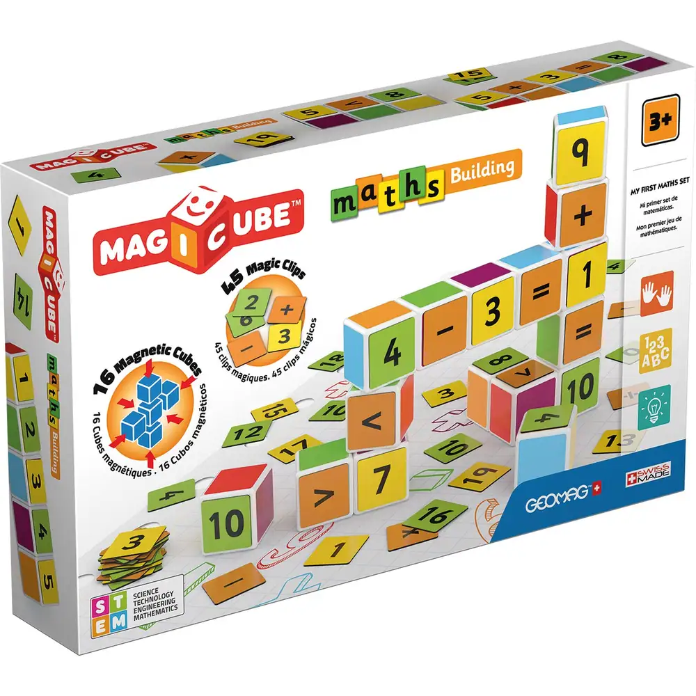 Geomag Magicube Math Building Clips 25 Pieces