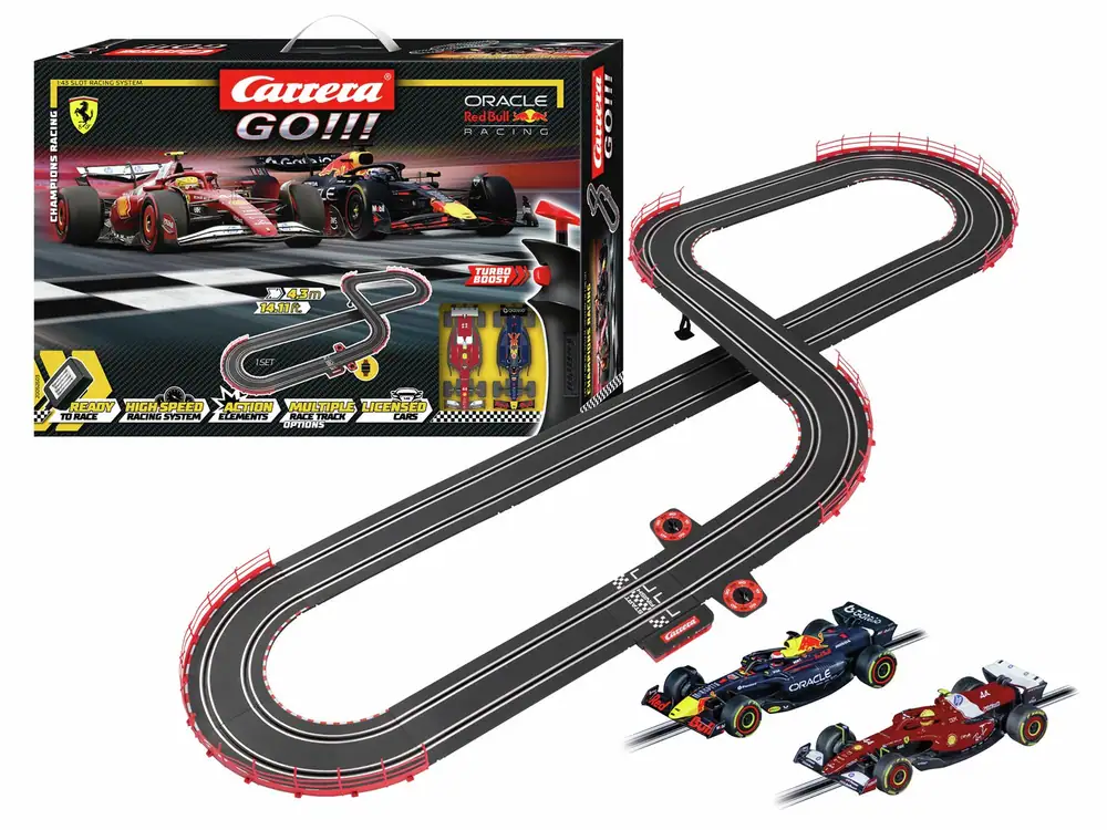 Carrera GO!!! Champion's Racing F1 Slot Racing Set