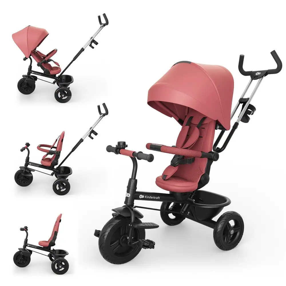 Kinderkraft Aston 2 Plus 6-in-1 Tricycle