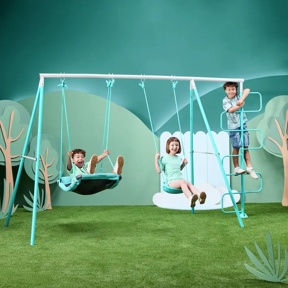 Chad Valley Kids Pirate Swing With Climber