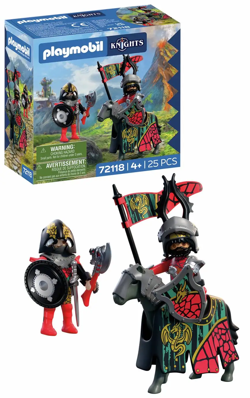 Playmobil Dragon Knights' Leader Horse and Knight Playset