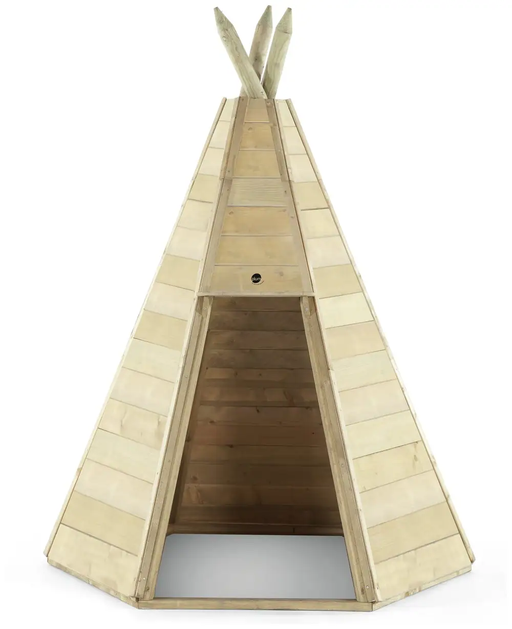 Plum Teepee Hideaway Children's Wooden Play Tent