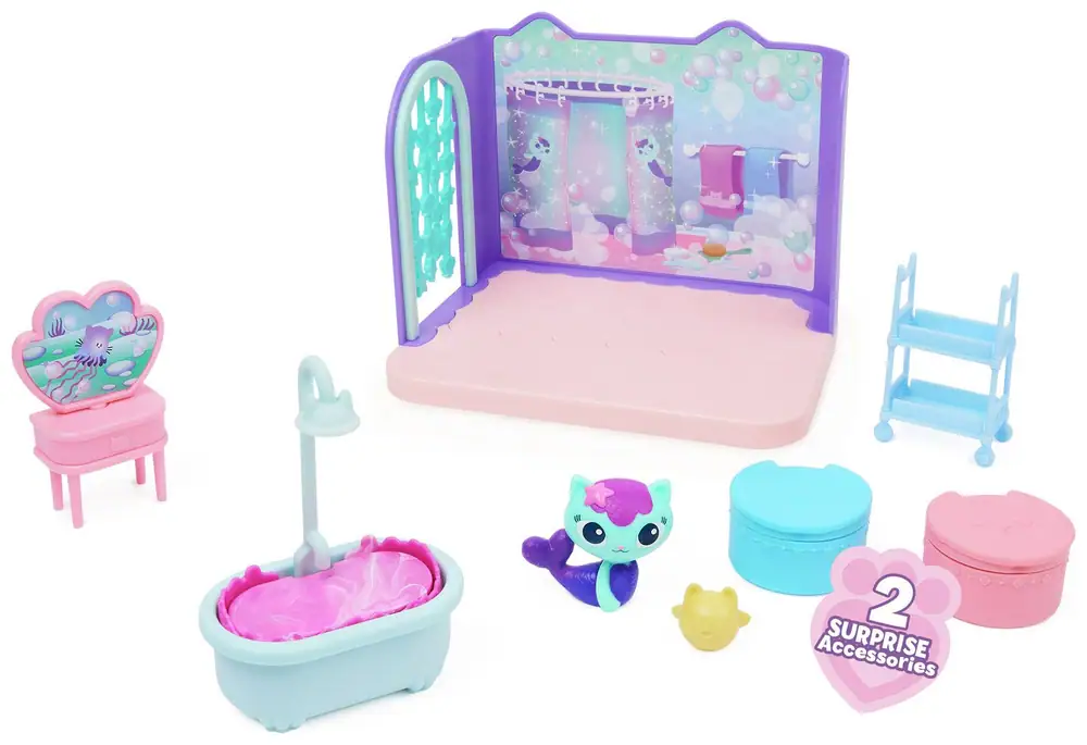Gabby's Dollhouse Deluxe Room & Bathroom
