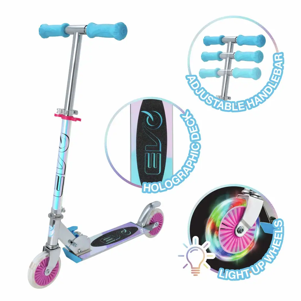 Evo Holographic Inline 2 Wheel Scooter