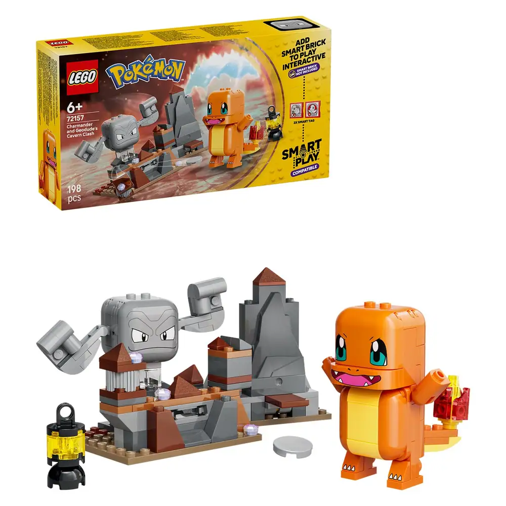 LEGO Pokémon SMART Play: Charmander and Geodude's Cavern Clash 72157
