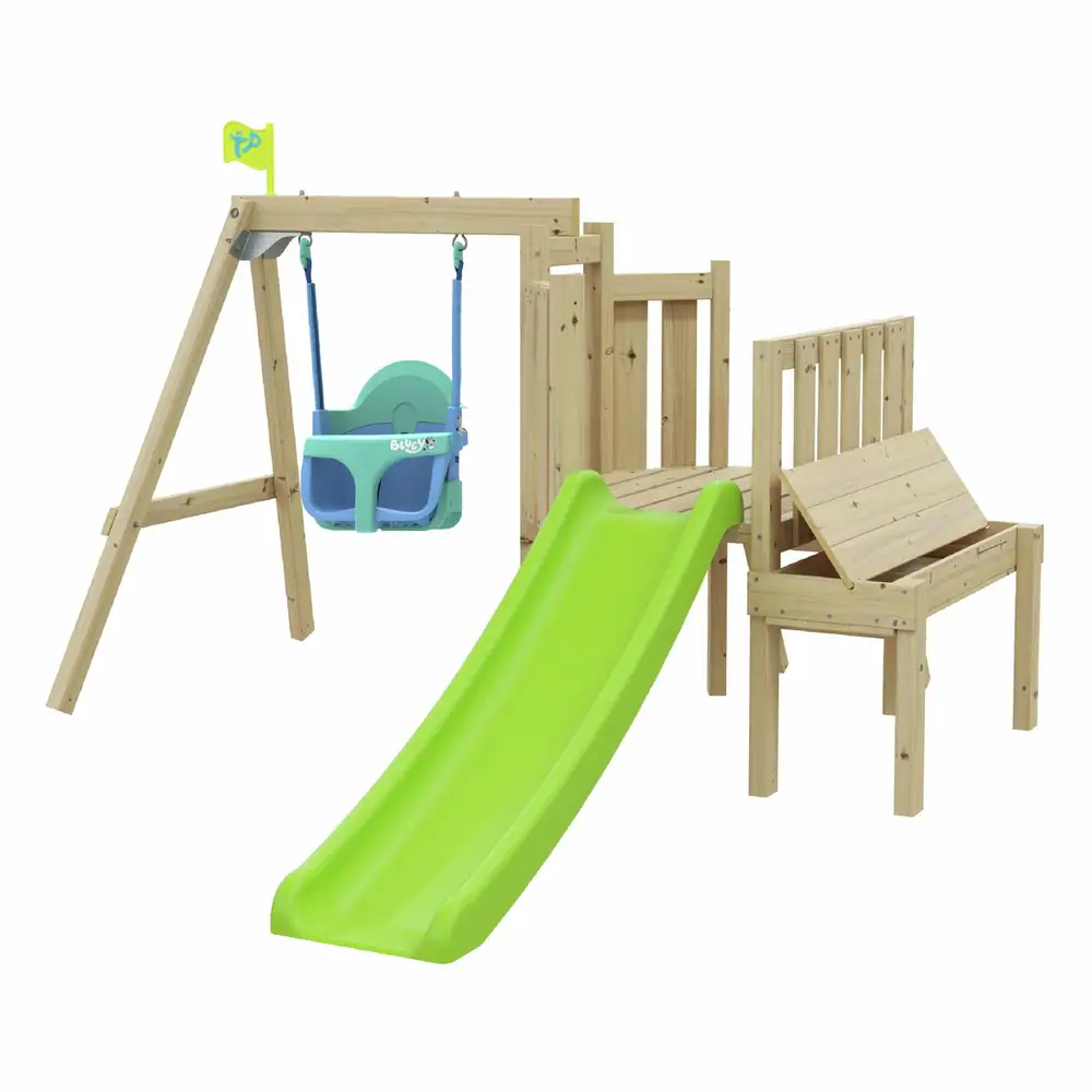 Bluey Toddler Tower 4 in 1 Quadpod with Slide