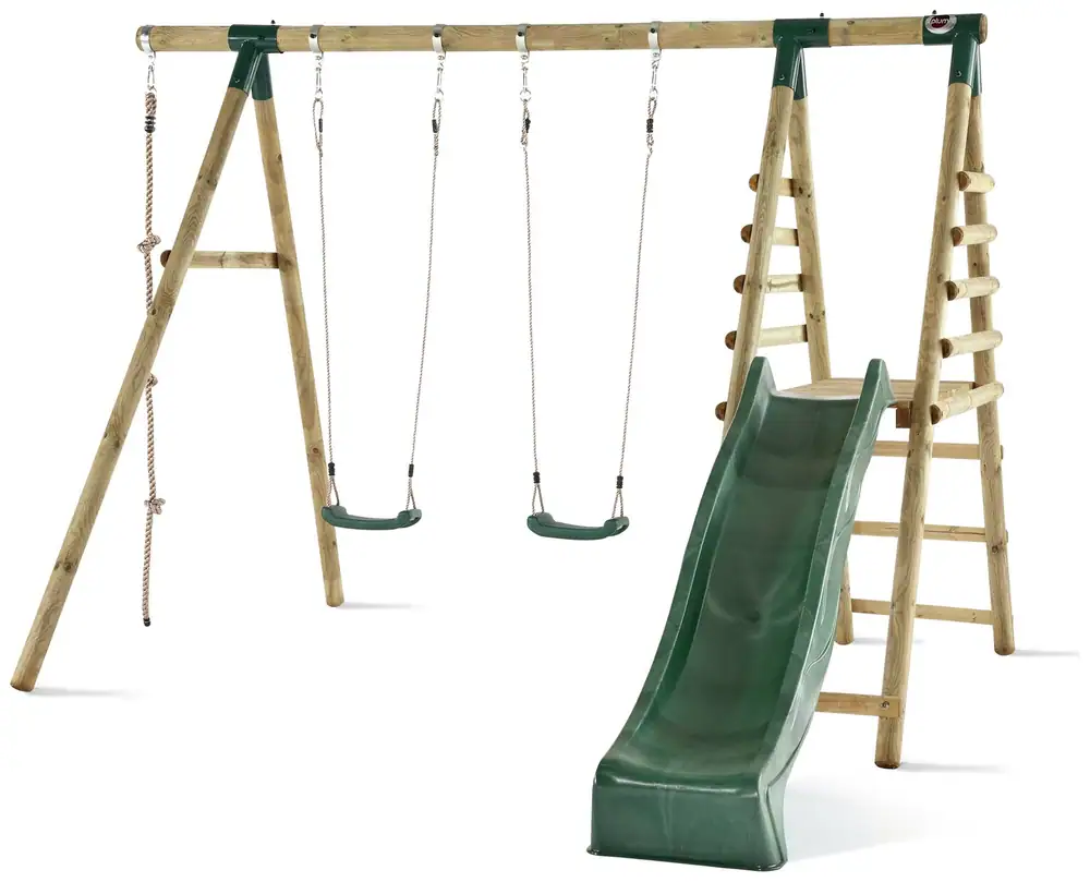 Plum Giant Baboon Wooden Swing Set